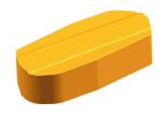 WCMX040208R,WNMA060404,YNMX1812L,Yellow CNC Turning Inserts / Hardness Lathe
