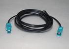 Automotive Fakra Female Connector Extension Cable Assembly Cable Port Type Z