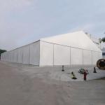 25x50m White Durable Outdoor Warehouse Tents Logistics Conservatory