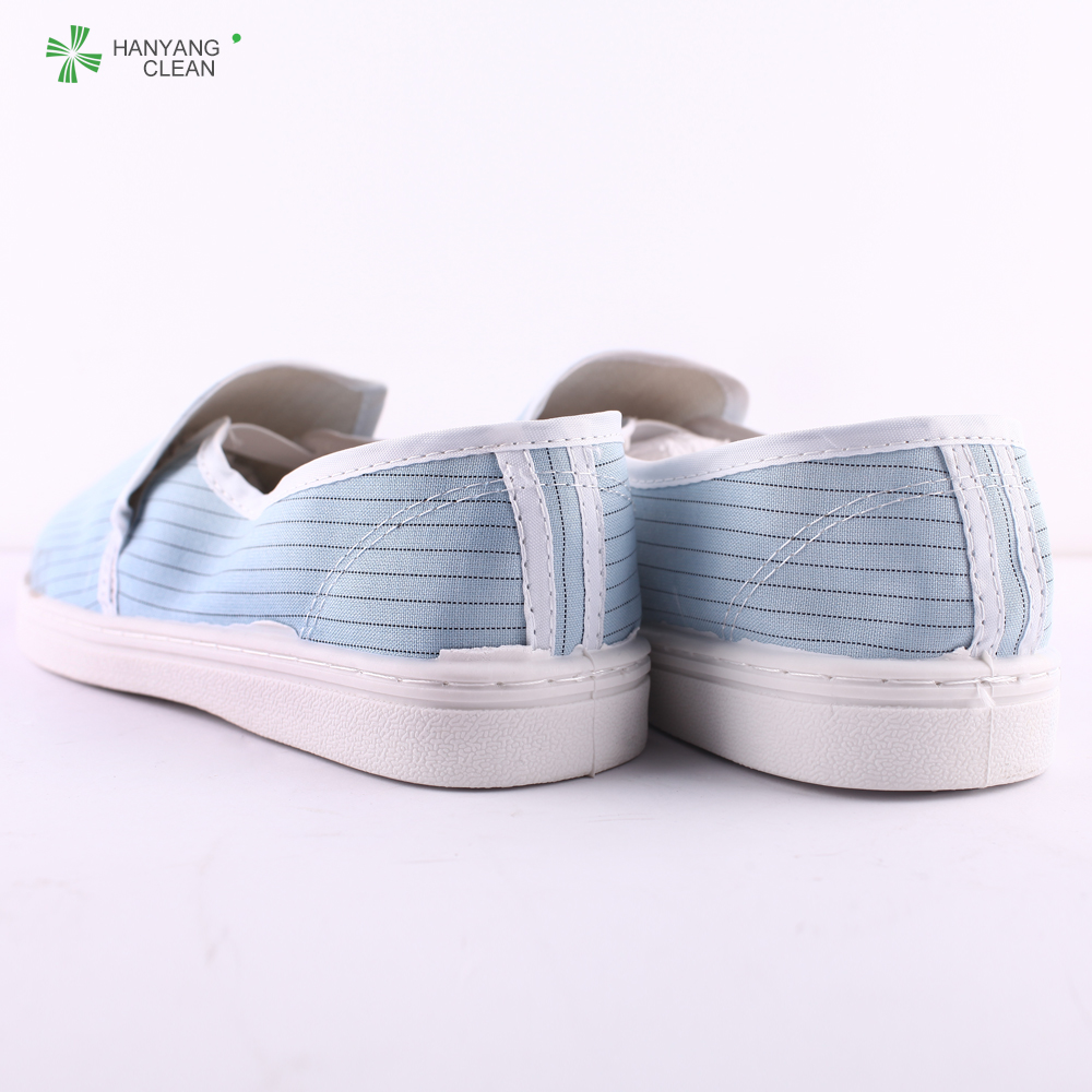 Anti static esd iso 8 clean cleanroom pvc blue workshoes