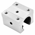 4Pcs SBR16UU Linear Bearing Pillow Block 16mm Aluminum Open Linear Bearings CNC