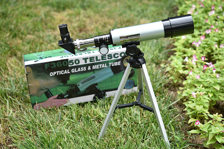 High Power F36050mm Refractor Monocular Telescope for Kids 34cm Tripod High Resolution