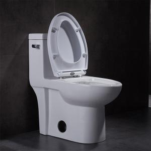 Quality 21 Inch Round Bowl One Piece Handicap Toilet For Disabled Persons Tall Commodes wholesale