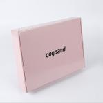 Wholesale custom logo foldable pink corrugated product packaging box aircraft