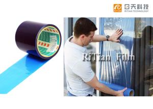 Quality Window Glass Self Adhesive PE Protective Film 50-60 Mic Thickness Soft Hardness wholesale