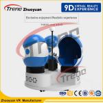 Interactive 9D Virtual Reality Cinema 3 Seats 360 Degree Egg 6 Special Dynamic