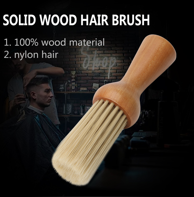 Customizable Barber Powder Brush Neck Duster Brush For Hair Salon