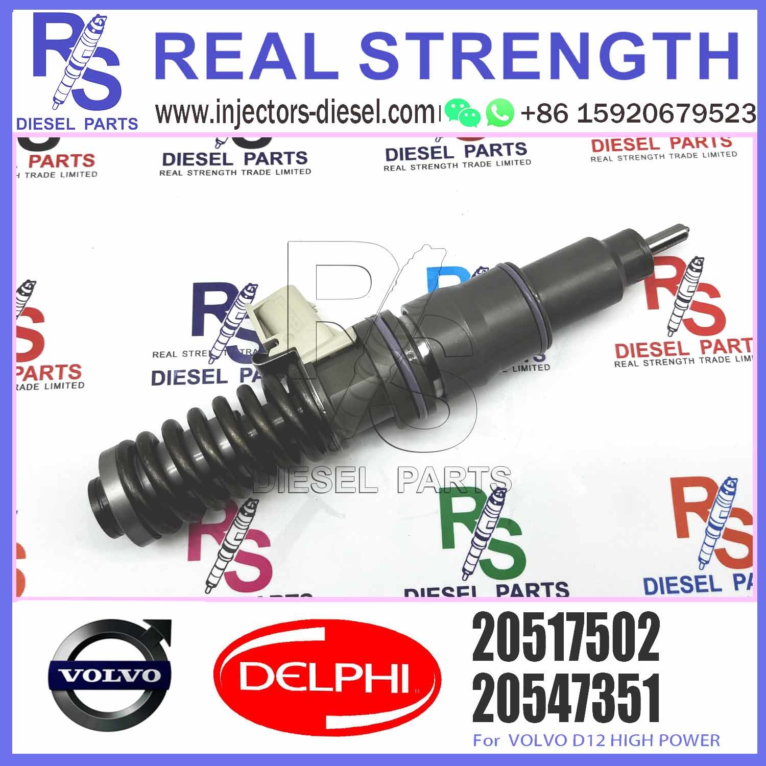 Common Rail Injector 20517502 Bebe4d01001 Bebe4d01101 For V-O-L-V D12 Engine Diesel Injector Nozzle 20517502 Bebe4d01001