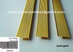 C Type Extruded Aluminum Nosing , Metal Nosing For Concrete Stairs / Wood Stairs