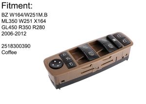 Quality Front Left Mercedes Benz Power Window Switch 2518300390 Easily Install wholesale