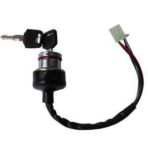 Quality Dirt Bike 6 Wire Ignition Switch , Black Color Go Kart Ignition Switch wholesale