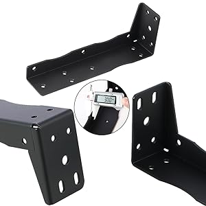 Floating Cabinet Shelf Support with Heavy Duty Metal Joint Angle Wall Mounted Bracket