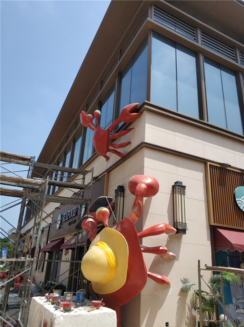 Geometry Large Outdoor Metal Giraffe Sculpture Decorative For Mall Square