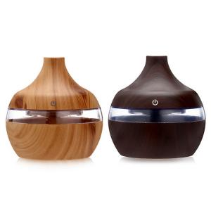 Quality ABS 300ML 35ml/h 2W Wood Grain Aromatherapy Diffuser wholesale