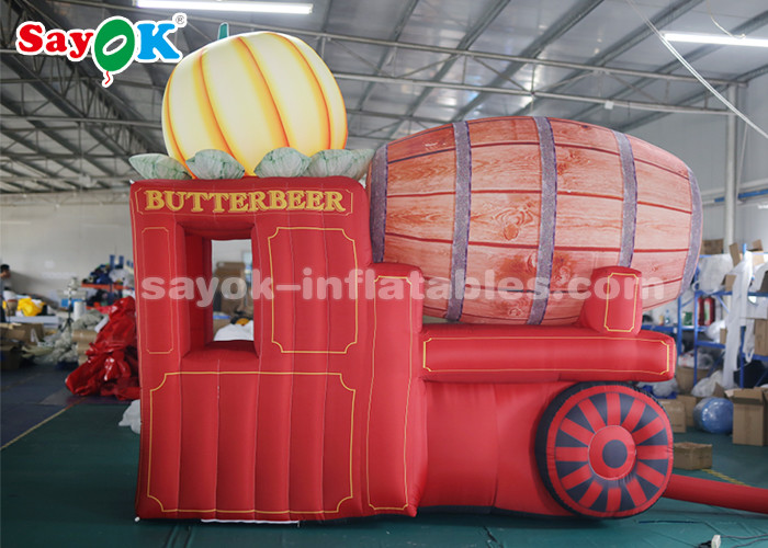 High Air Tightness Inflatable Holiday Decorations Halloween Pumpkin Carriage