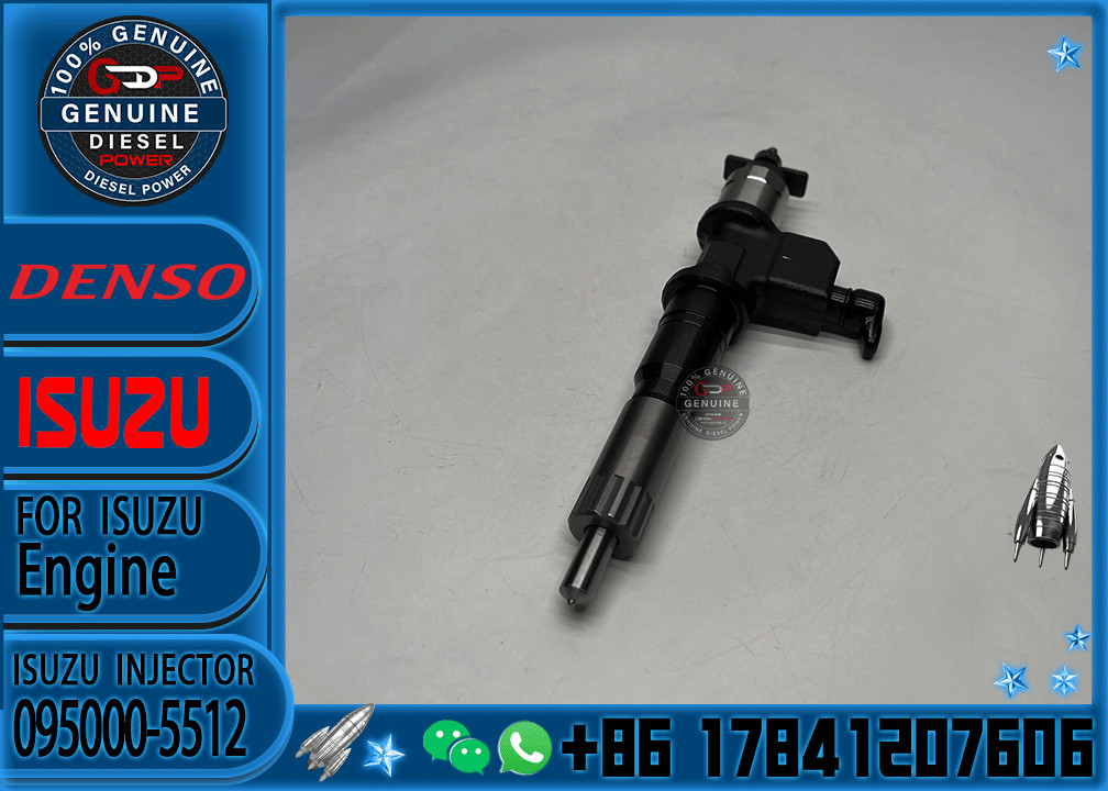 Diesel Fuel Injector Common Rail Injector Assembly 095000-5511 095000-5510 095000-5512 for ISU-ZU 6WG1 6WF1 6UZ1