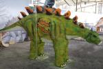 Green Attractive Realistic Dino Costume High Durability For Party Entertainment