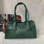 Genuine Alligator Leather Lady Large Totes Exotic Crocodile Skin Female Top