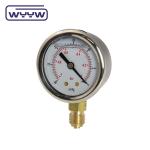 SS304 Case Compound Gauge Pressure Gauge Radial Direction -1-1bar -15-15psi
