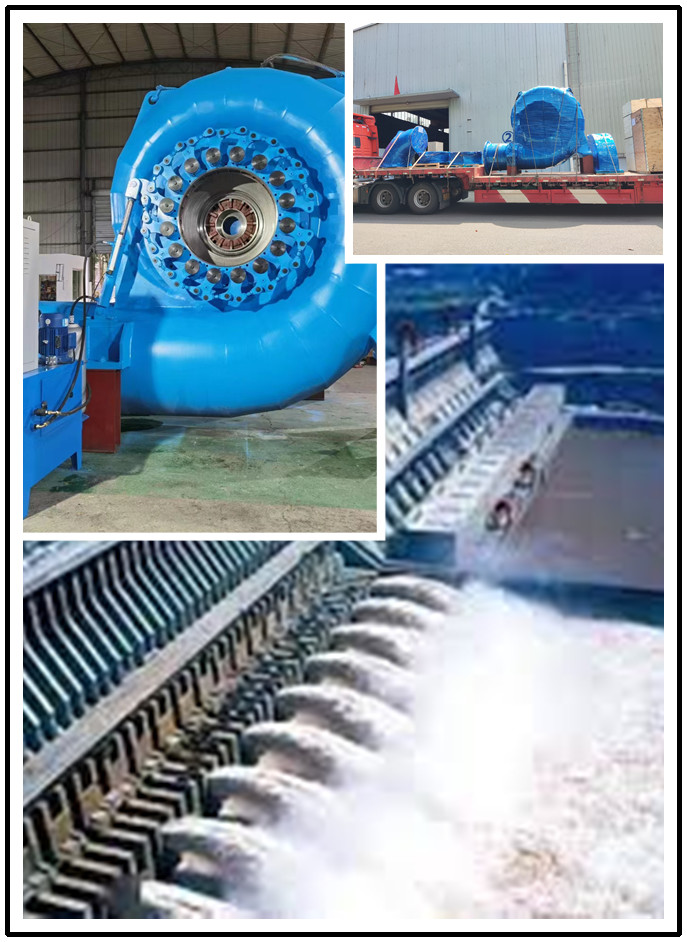 Automatic or Manual Control Water Turbine Generator for 50Hz/60Hz Rated Frequency