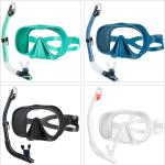 ZMZDIVE Freediving Snorkel Mask Set Prescription Snorkeling Goggles