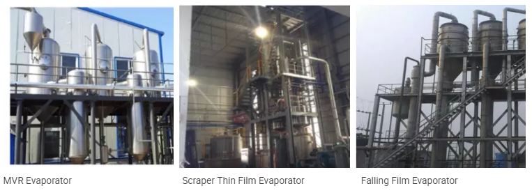 5tons MVR Evaporation System Three Effect 500l Chemical Wastewater Treatment