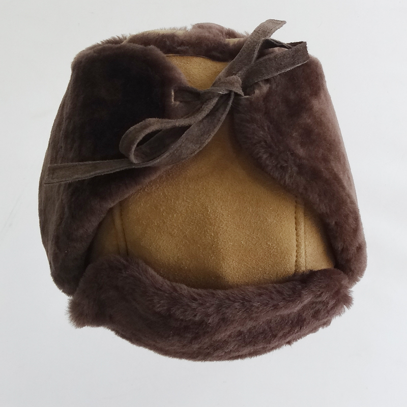 Breathable Children Fur Hat , Warm Genuine Fur Trapper Hat Plush Style