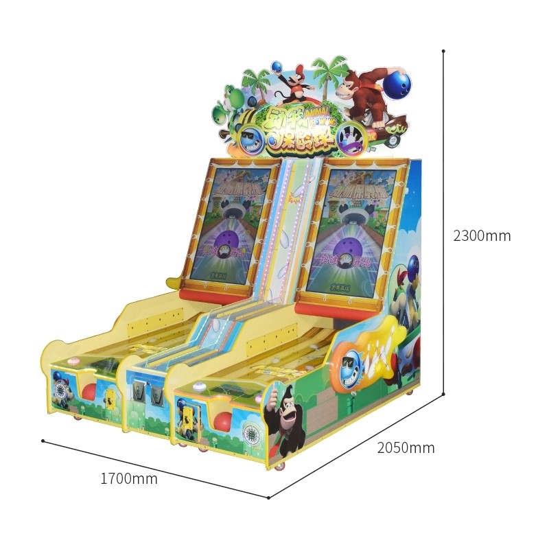 Bowling Lane Simulator Games Redemption Arcade Machines For Playground