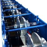 Gutter Roll Forming Machine Rainwater Steel Gutter Downspout Cold Roll Forming