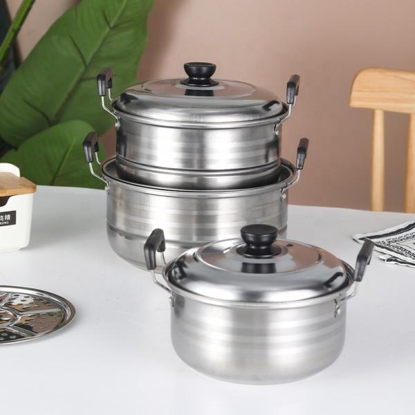 Hot Selling American style Kitchen Cooking Pot Set Stainless Steel Cookware