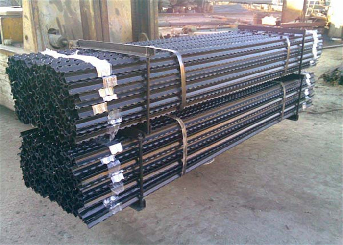 2.3m Metal Star Picket 1.46kg/M Black Painted Fence Star Pickets