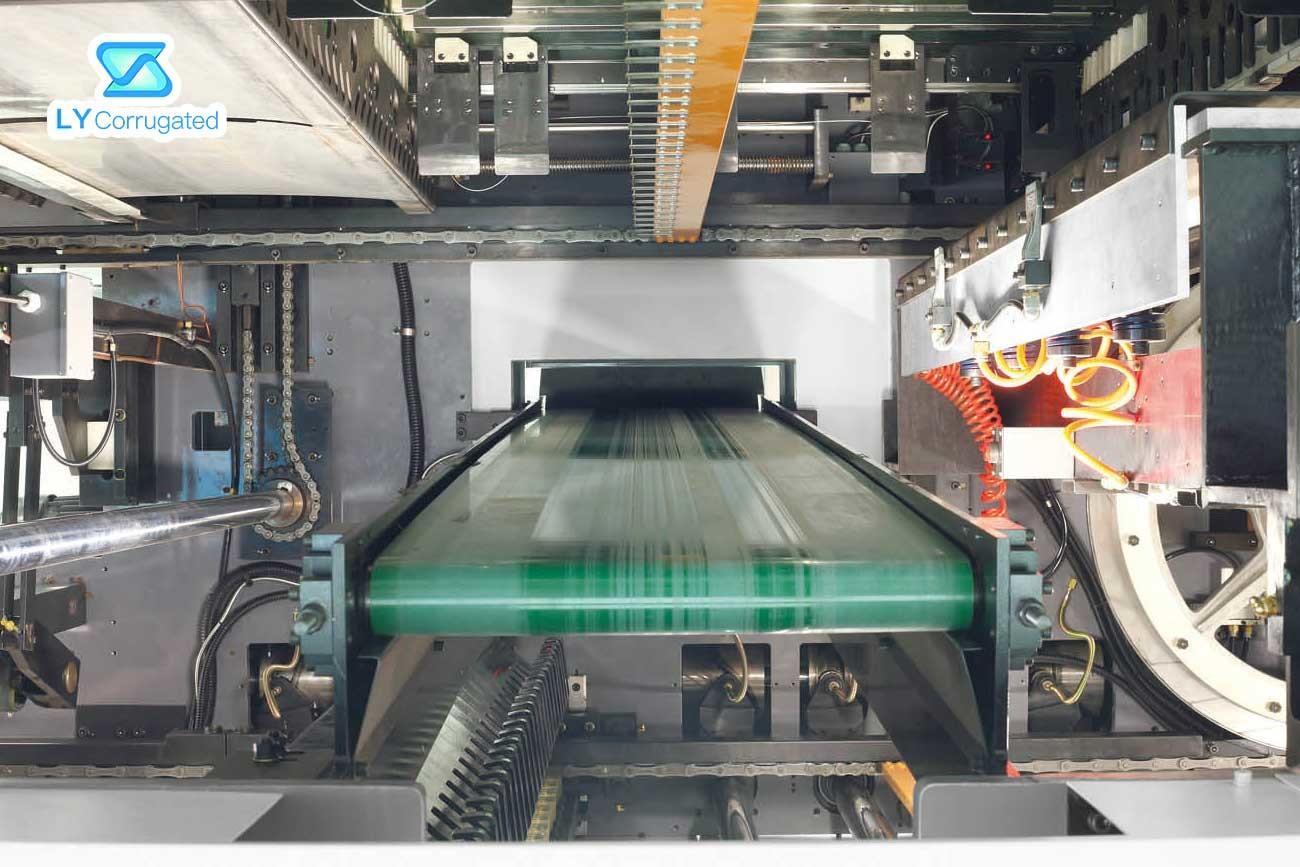 60KW Carton Box Machine , 1700mm Cardboard Box Die Cutting Machine