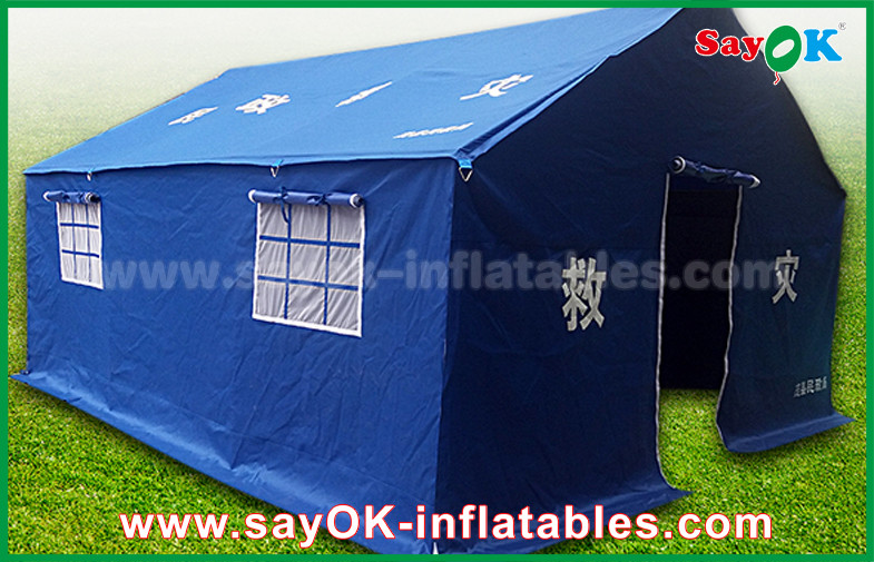 Instant Canopy Tent Emergency Disaster Relief Tent Refugee Tent For Government 300x400x270cm