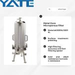 Stainless Steel Cartridge Filter Housing Water Treatment Sanitary Filter Housing