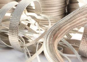 Quality Strong Metal Tinned Copper Braided Sleeving Clear Cut For Cable Shielding wholesale