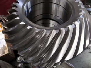 Quality 11 Module Helical Bevel Gear 20CrMnTi Grinding Transmission Gears wholesale