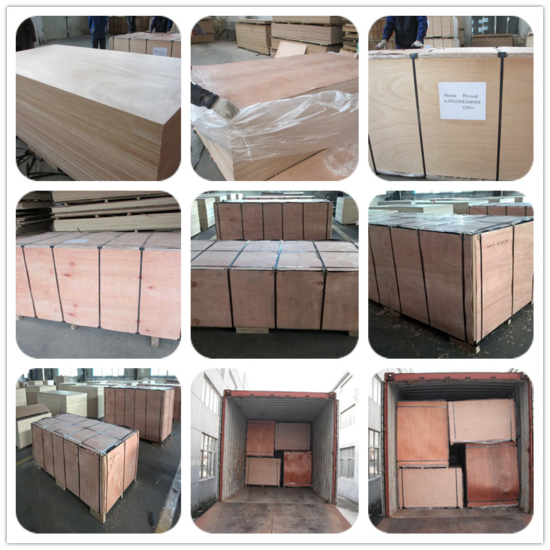 4mm 1220*2440mm Okoumephenolic Film Faced Plywood Marine Grade