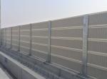 Weather Resistance Highway Sound Barrier Walls , Motorway Noise Barriers