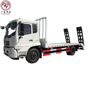 Quality 4x2/6x2/6x4/8x4/8x6/4x4/6x6 Dongfeng Flatbed Truck for Excavator Delivery Demands wholesale