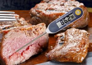 Quality Safe Stainless Steel Digital Food Probe Thermometer / Kitchen Meat Thermometer wholesale