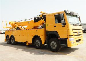 Quality Sinotruk HOWO 8X4 371HP 50T 360 Degree Rotation Recovery Tow Truck wholesale