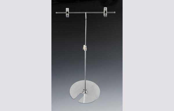 POS Tabletop Sign Holder , Retail Metal Card Display Stand 5mm Iron Pole
