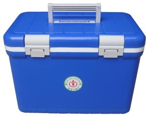 Quality Lightweight Plastic IBC Container Cooler Box Medical Carriers 12L For Transportation wholesale