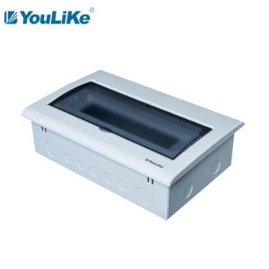 Quality Residential Plastic MCB Box 14 Way ABS Material Anti Ageing wholesale