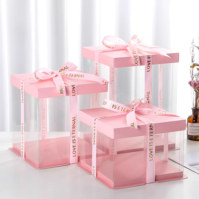 Professional CMYK/Pontone Offsent Printing Cake Boxes for Customized Food Packaging
