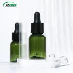 Transparent Skin Care Serum Dropper Bottle PET Plastic Sealing Type Pump Sprayer