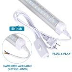 40W 5ft V-Shaped T8 Integrated LED Light Flicker Free 3000k 3500k Very Bright