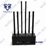 UHF VHF Phone Signal Jammer 50W Walkie Talkie 12 Antenna Lojack