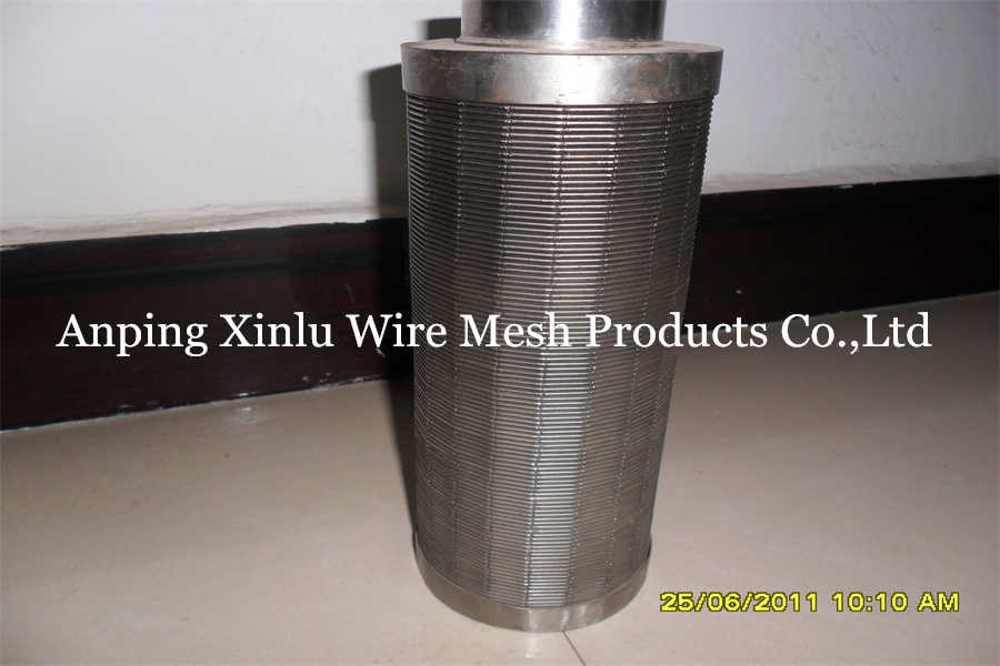 250 Micron Stainless Steel Industrial Water Filter Tube Electrolytic Polishing