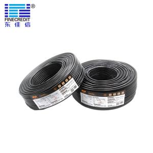 Quality 100m Flexible Building Wire H03VV F Copper Conductor For Lighting 2×0.75 Mm2 wholesale